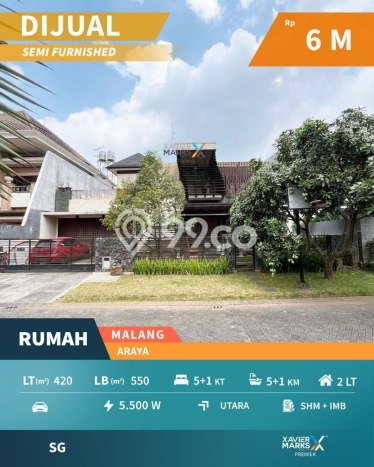 Hunian Super Mewah dengan Akses Paling Strategis di Araya, Malang Hunian Super Mewah dengan Akses Paling Strategis di Araya, Malang