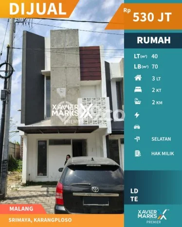 Dijual Rumah 2 Kamar Lokasi Strategis Nyaman dan Strategis di Karangploso Dijual Rumah 2 Kamar Lokasi Strategis Nyaman dan Strategis di Karangploso