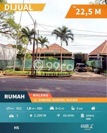 For Sale Rumah Elit Exclusive di Klojen, Malang For Sale Rumah Elit Exclusive di Klojen, Malang