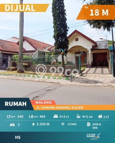 Siap Huni Rumah Mewah 2 Kamar di Klojen Dekat ke Mana Pun Siap Huni Rumah Mewah 2 Kamar di Klojen Dekat ke Mana Pun