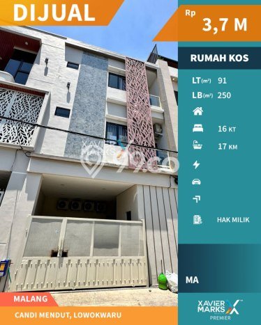 Kost Dijual Lokasi Strategis Soekarno Hatta Malang 16 Kamar Tidur Kost Dijual Lokasi Strategis Soekarno Hatta Malang 16 Kamar Tidur