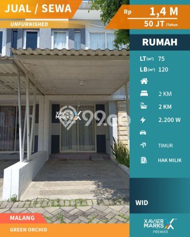 Rumah Minimalis 2 KT LT 75m2 di Soekarno Hatta Rumah Minimalis 2 KT LT 75m2 di Soekarno Hatta