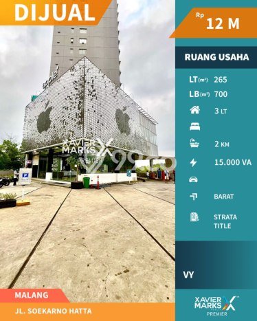 Komersial Dijual di Prime Area Malang Luas 700m2 Komersial Dijual di Prime Area Malang Luas 700m2