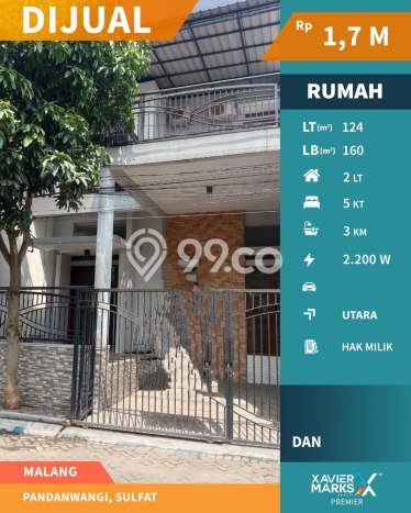 Rumah Minimalis 5 KT di Sulfat Malang Unfurnished Rumah Minimalis 5 KT di Sulfat Malang Unfurnished