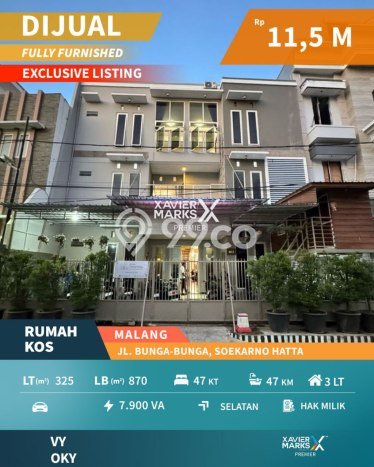 Unit Kost Dijual di Soekarno Hatta dengan 47 Kamar Area Ramai Unit Kost Dijual di Soekarno Hatta dengan 47 Kamar Area Ramai