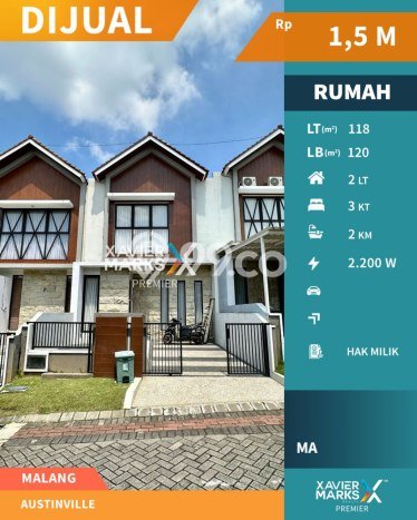 Jual Rumah Eksklusif 3 KT di Dieng Tidar, Malang Jual Rumah Eksklusif 3 KT di Dieng Tidar, Malang