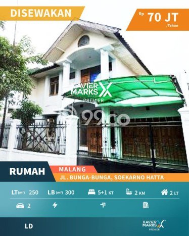 Disewakan Rumah Murah di Soekarno Hatta Malang Punya 5 Kamar Tidur Disewakan Rumah Murah di Soekarno Hatta Malang Punya 5 Kamar Tidur