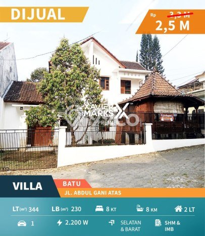 Kesempatan Langka! Vila di Batu, Dimensi 344m2m², Lokasi Strategis dekat dengan berbagai kebutuhan Kesempatan Langka! Vila di Batu, Dimensi 344m2m², Lokasi Strategis dekat dengan berbagai kebutuhan