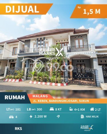 Dijual Rumah Strategis Bagus Punya 8 KT di Sukun Malang SHM Dijual Rumah Strategis Bagus Punya 8 KT di Sukun Malang SHM