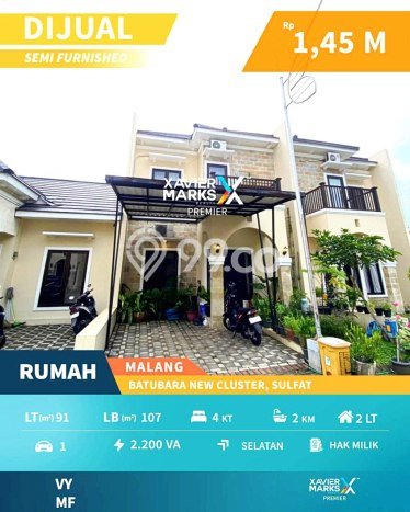 Rumah Modern 4 KT LT 91m2 di Sulfat Rumah Modern 4 KT LT 91m2 di Sulfat