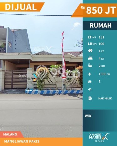 Rumah Modern Cantik 4 KT Siap Huni di Pakis Rumah Modern Cantik 4 KT Siap Huni di Pakis