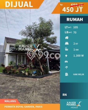 Jual Rumah Harga Miring Pakis Punya 2 KT & LT 105m2 Jual Rumah Harga Miring Pakis Punya 2 KT & LT 105m2