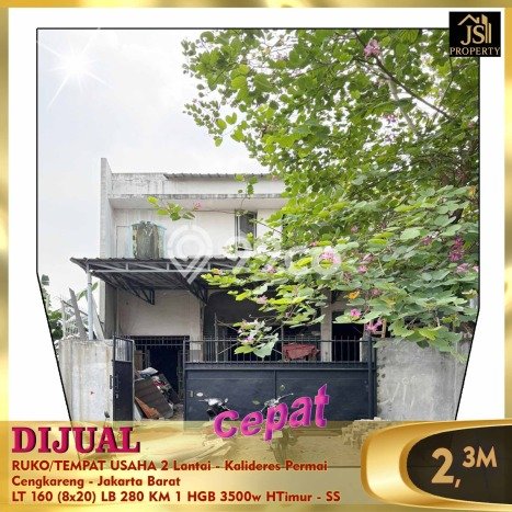 Untuk Dijual Komersial di Cengkareng Jakarta Barat LT 160m2 / LB 240m2 Untuk Dijual Komersial di Cengkareng Jakarta Barat LT 160m2 / LB 240m2