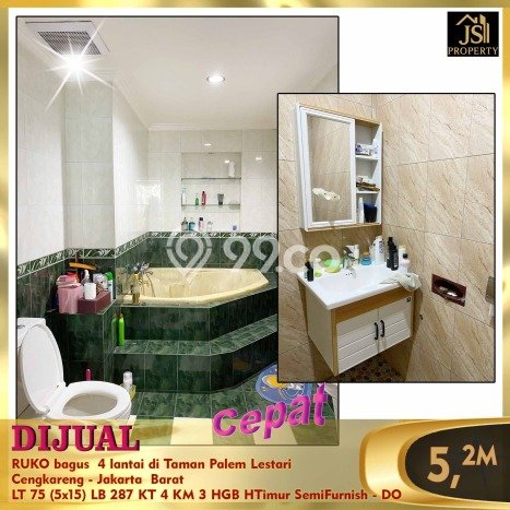Dijual Ruko di Cengkareng Jakarta Barat LT 75m2 / LB 287m2 Dijual Ruko di Cengkareng Jakarta Barat LT 75m2 / LB 287m2