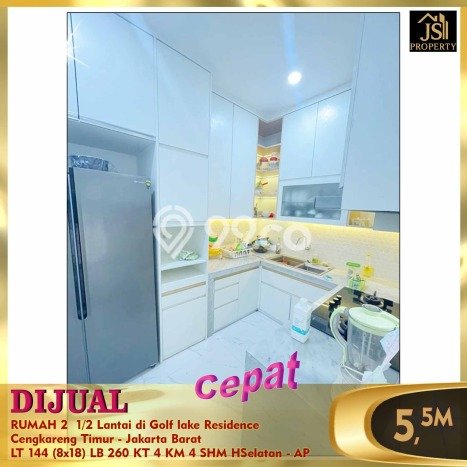 Siap Huni Hunian Elit 3 Kamar di Cengkareng Dekat ke Mana Saja Siap Huni Hunian Elit 3 Kamar di Cengkareng Dekat ke Mana Saja