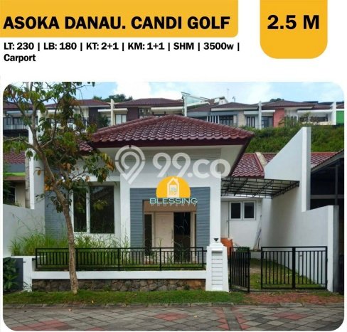 Dijual Rumah Eksklusif 2 KT di Candi Golf, Semarang Dijual Rumah Eksklusif 2 KT di Candi Golf, Semarang