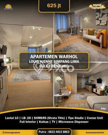 Apartemen Favorit Modern Dijual di Semarang dengan 0 Kamar Tidur Apartemen Favorit Modern Dijual di Semarang dengan 0 Kamar Tidur