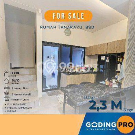 Rumah Modern 3 Kamar LT 70m2 di BSD City Rumah Modern 3 Kamar LT 70m2 di BSD City