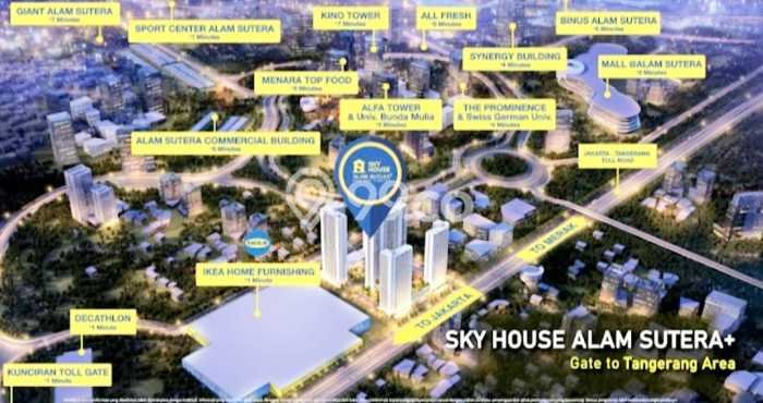 Siap Huni Apartemen 1 KT 1 KM di Alam Sutera Luas 20m2 Siap Huni Apartemen 1 KT 1 KM di Alam Sutera Luas 20m2