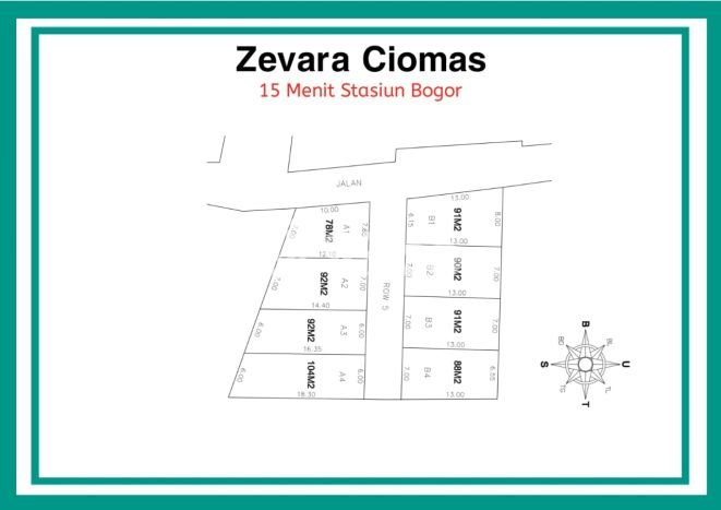 Tanah di Ciomas, Bogor Luas 90m2 Dijual Segera Tanah di Ciomas, Bogor Luas 90m2 Dijual Segera