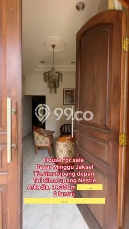 For Sale! Luxury House LT 350m2 Desain Modern di Kebagusan For Sale! Luxury House LT 350m2 Desain Modern di Kebagusan