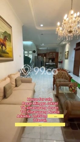For Sale! Luxury House LT 350m2 Desain Modern di Kebagusan For Sale! Luxury House LT 350m2 Desain Modern di Kebagusan