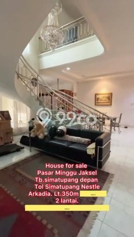 For Sale! Luxury House LT 350m2 Desain Modern di Kebagusan For Sale! Luxury House LT 350m2 Desain Modern di Kebagusan