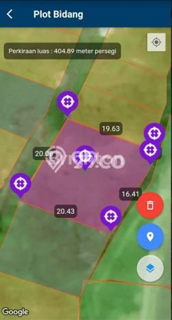 Tanah di Dalung, Luas 400m2m², Area Komersial Tanah di Dalung, Luas 400m2m², Area Komersial