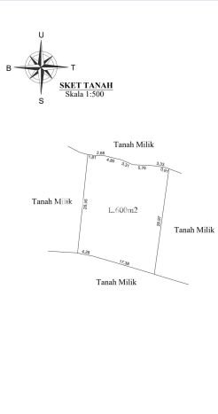 Tanah Kavling Dijual di Pererenan, Badung dengan Luas Tanah 600m2 Tanah Kavling Dijual di Pererenan, Badung dengan Luas Tanah 600m2