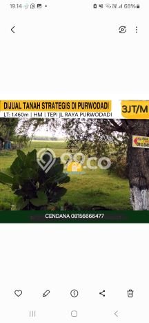 Tanah untuk Dijual Lokasi Purwodadi, Grobogan Luas 1460m2 SHM Tanah untuk Dijual Lokasi Purwodadi, Grobogan Luas 1460m2 SHM