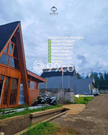 Tanah di Megamendung, Luas 302m², Area Potensial, Kawasan Nyaman Tanah di Megamendung, Luas 302m², Area Potensial, Kawasan Nyaman