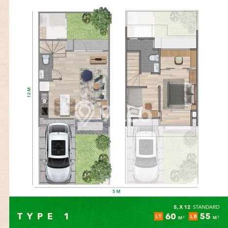 Rumah Minimalis 2 KT di Lippo Karawaci Tangerang Unfurnished Rumah Minimalis 2 KT di Lippo Karawaci Tangerang Unfurnished
