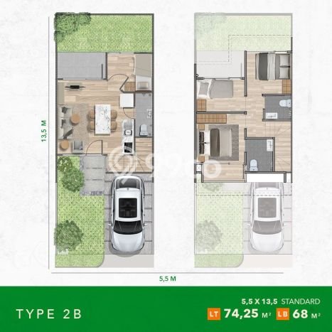 Rumah Minimalis 2 KT di Lippo Karawaci Tangerang Unfurnished Rumah Minimalis 2 KT di Lippo Karawaci Tangerang Unfurnished