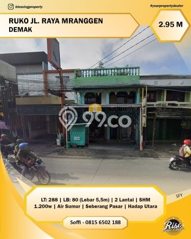 Ruko Paling Dicari LB 80m2 Dijual di Demak Ruko Paling Dicari LB 80m2 Dijual di Demak