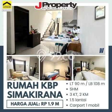 Rumah Minimalis di , Bandung, Luas 90m2m² LB 108m2m² Rumah Minimalis di , Bandung, Luas 90m2m² LB 108m2m²