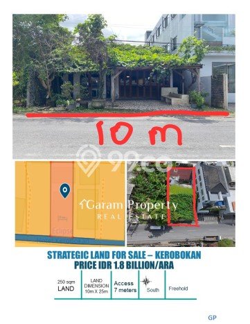 PENAWARAN MENARIK! Tanah Kawasan Kerobokan, Luas 250m2m², Lokasi Strategis PENAWARAN MENARIK! Tanah Kawasan Kerobokan, Luas 250m2m², Lokasi Strategis