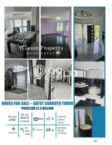 Rumah Eksklusif Siap Huni LT 894m2 di Denpasar Timur, Denpasar Rumah Eksklusif Siap Huni LT 894m2 di Denpasar Timur, Denpasar