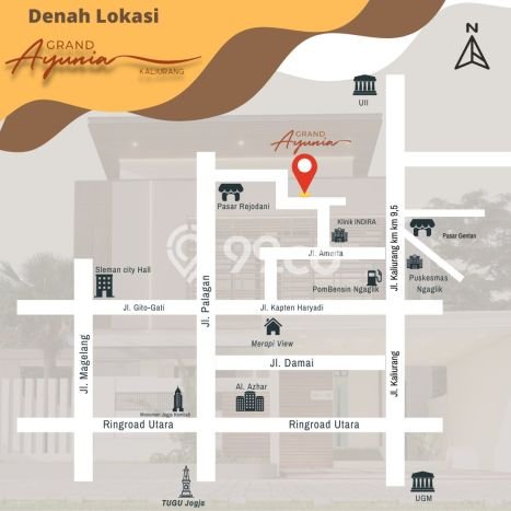 Rumah Modern Cantik 4 KT Siap Huni di Ngaglik Rumah Modern Cantik 4 KT Siap Huni di Ngaglik
