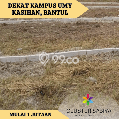 Kavling Tanah di Kasihan Dijual Luas 153m2 Legalitas SHM Kavling Tanah di Kasihan Dijual Luas 153m2 Legalitas SHM