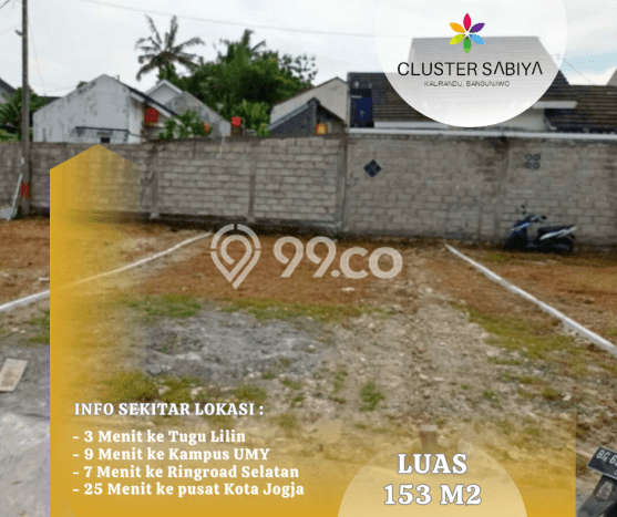 Tanah Strategis Dijual di Kasihan Bantul 153m2 Tanah Strategis Dijual di Kasihan Bantul 153m2