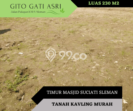 Tanah Kavling di Ngaglik Dijual dengan Luas 230m2 Tanah Kavling di Ngaglik Dijual dengan Luas 230m2