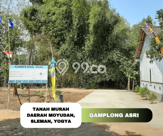 Lahan untuk Dijual di Moyudan Sleman Luas 106m2 Lahan untuk Dijual di Moyudan Sleman Luas 106m2
