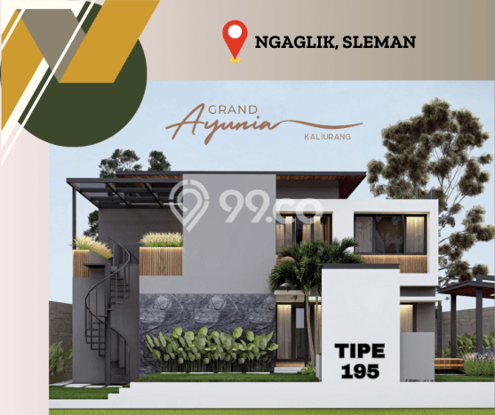 Rumah Elit LB 195m2 Siap Pakai Desain Elegan di Kaliurang, Sleman Rumah Elit LB 195m2 Siap Pakai Desain Elegan di Kaliurang, Sleman
