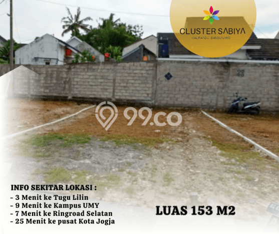Tanah Kavling untuk Dijual di Sewon Bantul 153m2 Tanah Kavling untuk Dijual di Sewon Bantul 153m2