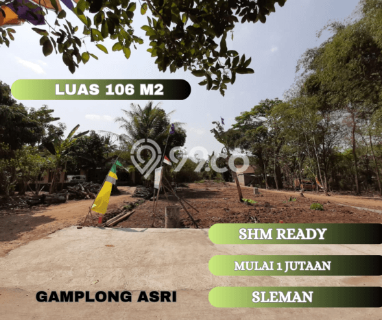 Lahan untuk Dijual di Tegalrejo Yogyakarta Luas 106m2 Lahan untuk Dijual di Tegalrejo Yogyakarta Luas 106m2