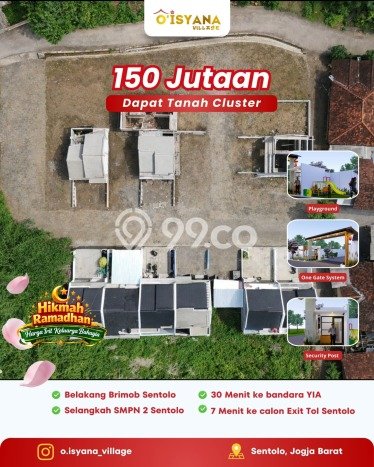 Dijual Tanah di Yogyakarta, Luas 72m2 SHM Dijual Tanah di Yogyakarta, Luas 72m2 SHM