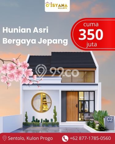 Rumah Nyaman 2 KT Luas Tanah 71m² di Sentolo, Kulon Progo Rumah Nyaman 2 KT Luas Tanah 71m² di Sentolo, Kulon Progo