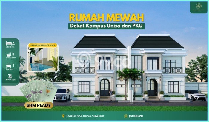 Rumah Strategis Modern Lb 95m2 di Wirobrajan, Yogyakarta Rumah Strategis Modern Lb 95m2 di Wirobrajan, Yogyakarta