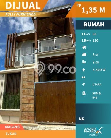 Dijual Cepat Rumah Favorit Siap Huni LB 120m2 di Sukun, Malang Dijual Cepat Rumah Favorit Siap Huni LB 120m2 di Sukun, Malang