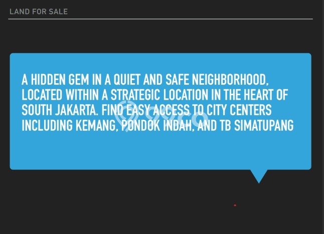 Tanah Kavling Dijual di Cipete, Jakarta Selatan dengan Luas Tanah 450m2 Tanah Kavling Dijual di Cipete, Jakarta Selatan dengan Luas Tanah 450m2